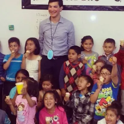 Jesús Galindo And His Students At Lincoln Elementary