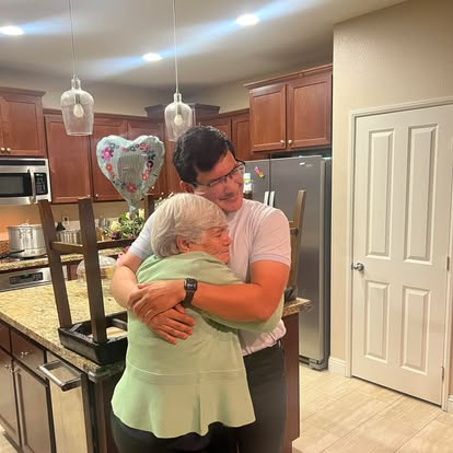 The teacher who stayed and the transformation that followed: Jesús Galindo 1 Jesús Galindo Hugs His Abuela