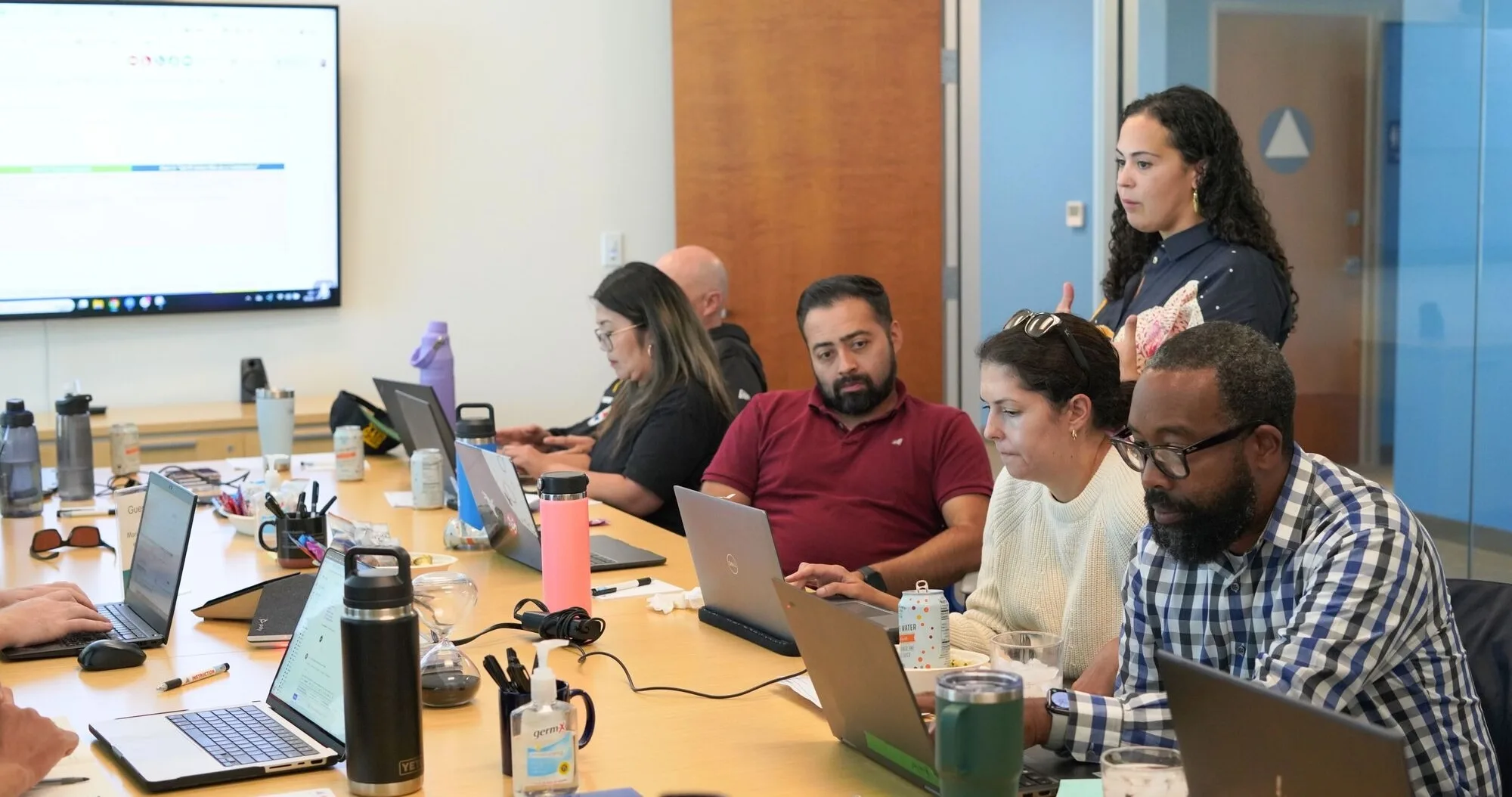 Instructional Leadership Community of Practice 4 Math Cop Session 1 Educators Around Conference Table