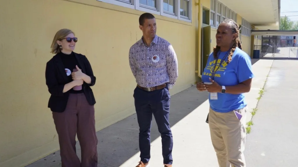 A Conversation with Michael Burks, CEF’s Director of School Partnerships 3 Michael Burks With Caroline Damon and Colette West