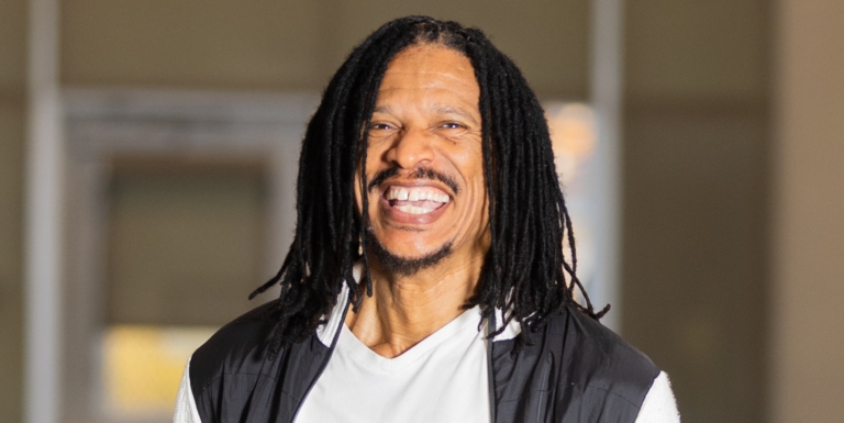 Michael Heath poses for a photo