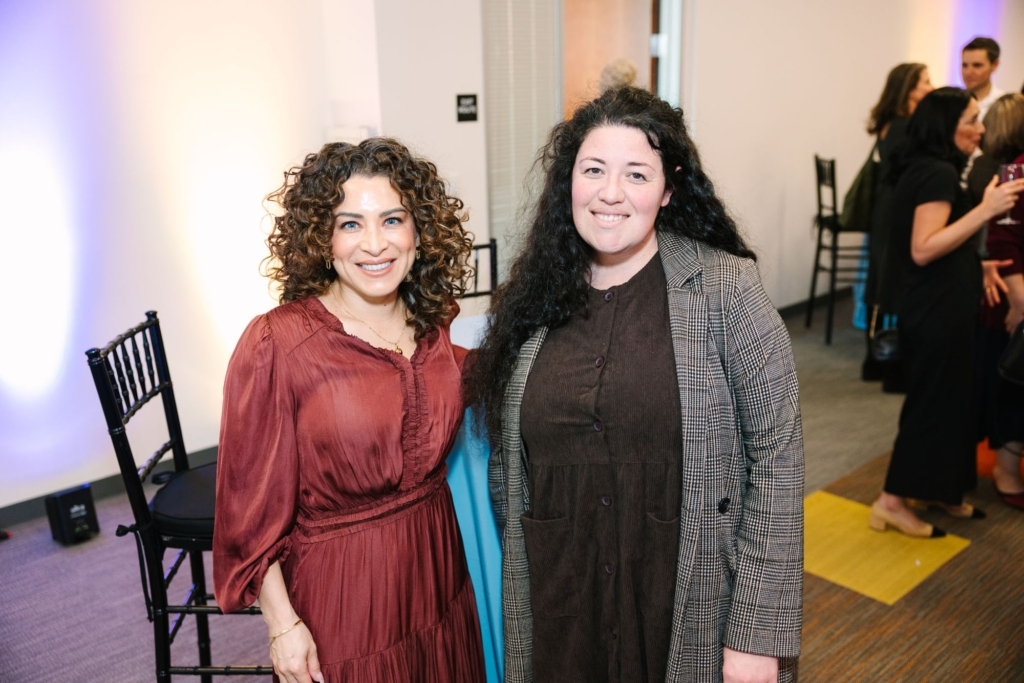 Priscilla Zamora And Maribel Gonzalez Stand Together